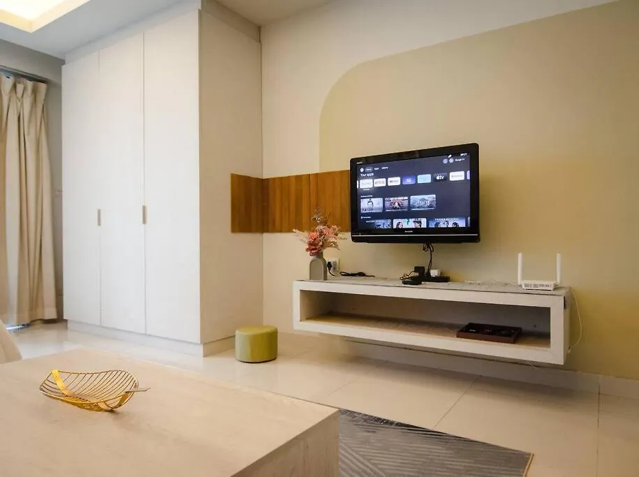 公寓 Kl Dorsett Damas Urban Garden Suite-F-Parking, Self C-In 吉隆坡